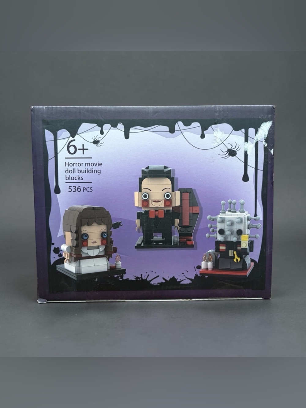 Kids Horror Movie Doll Building Blocks Costume Set - Purple